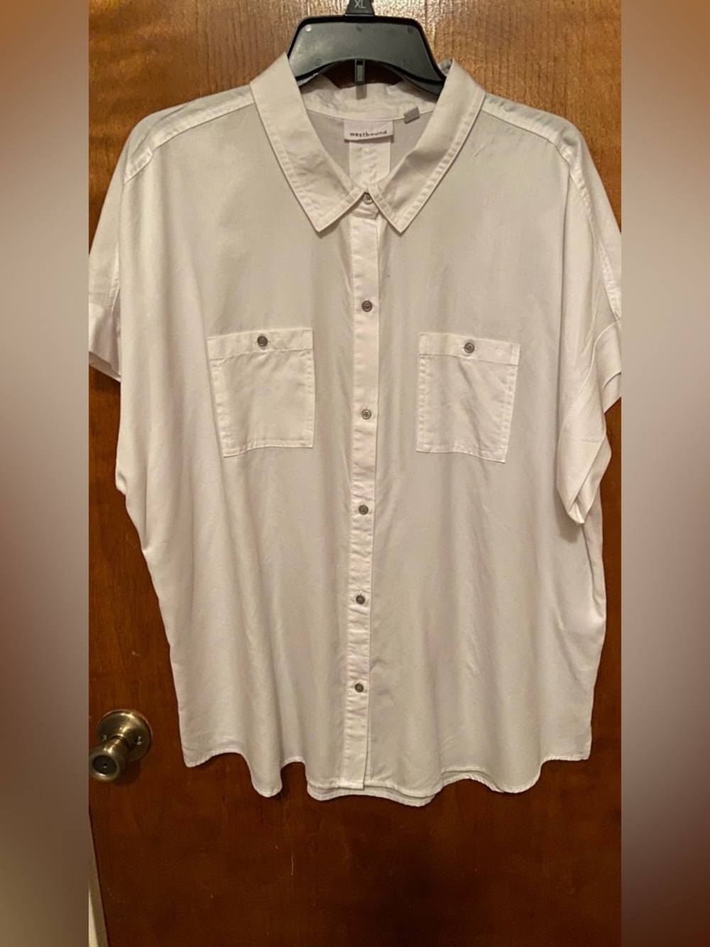 NWOT Westbound White Camp Shirt
